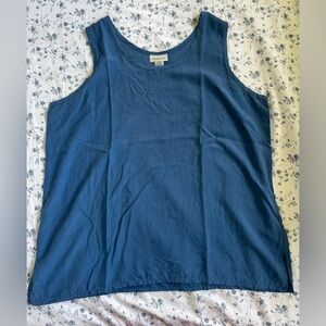 100% Silk Avenue Tank | Blue | Size 18/20 XXL